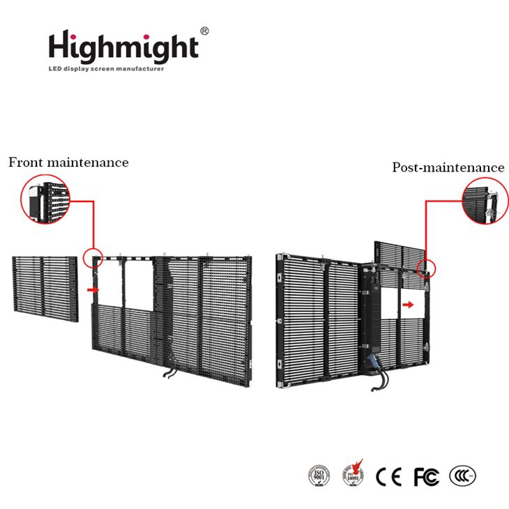 Transparent LED Advertising Screen